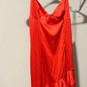 NWT Hello Molly Satin Midi Dress
